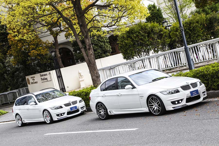 販売実績No.1 エアドレス 色番号塗装サービス付 BMW E90 E91 後期 LCI